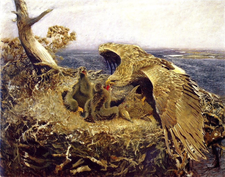 Bruno Liljefors - Sea Eagles Nest
