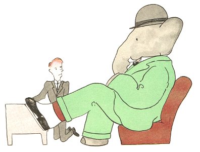 Brunhoff – Histoire de Babar, le petit éléphant (1931) (page 17 crop)4