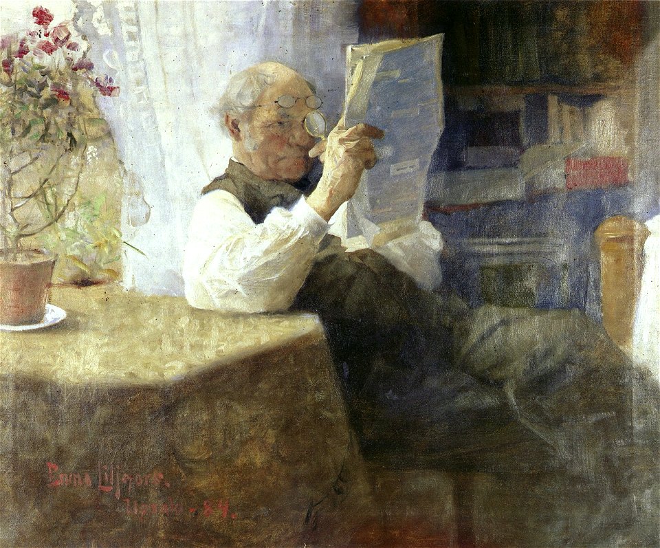Bruno Liljefors - Portrait of Father