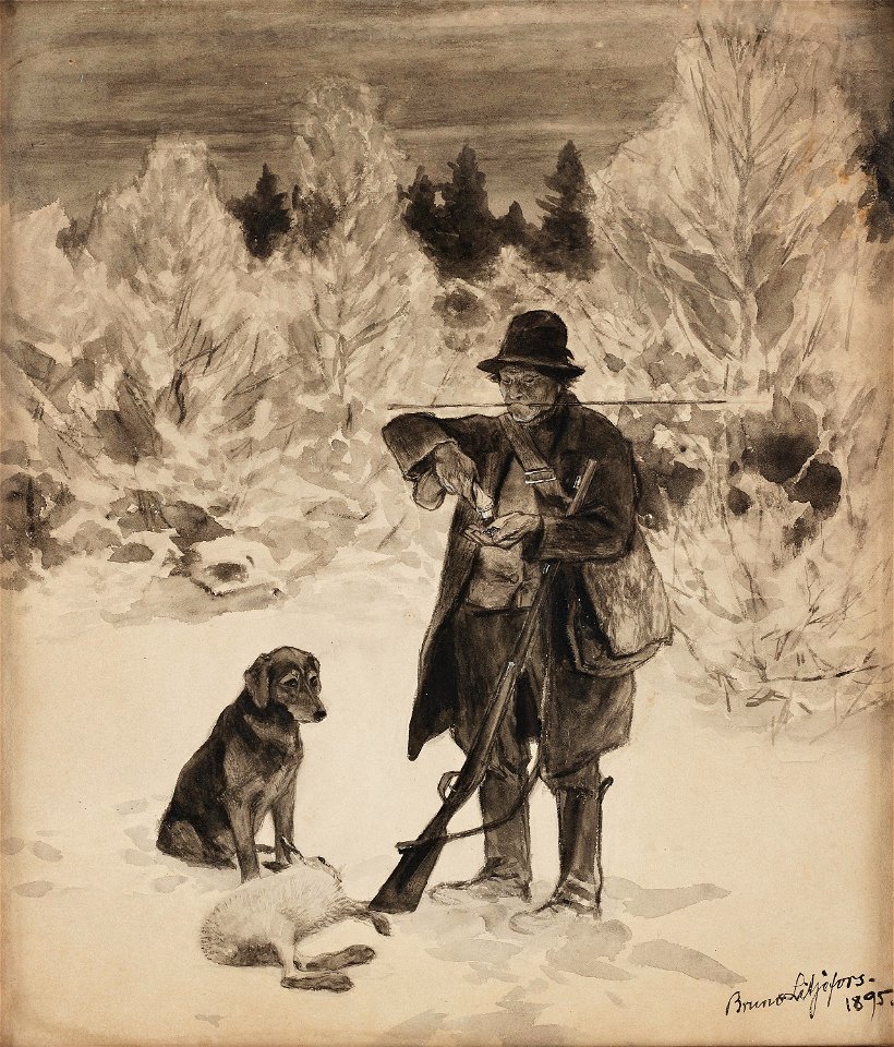 Bruno Liljefors - Värdshusarn 1895