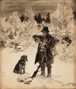 Bruno Liljefors - Värdshusarn 1895