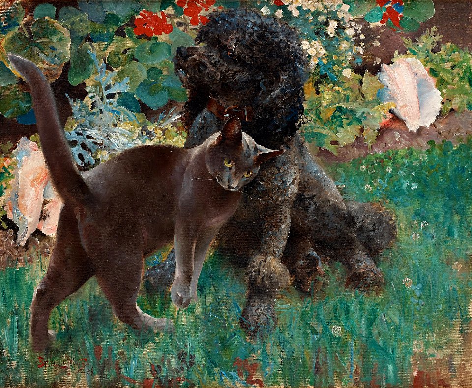 Bruno Liljefors - Rapp och Johan 1886