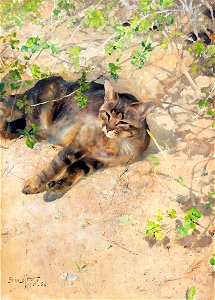 Bruno Liljefors - Sleeping Jeppe