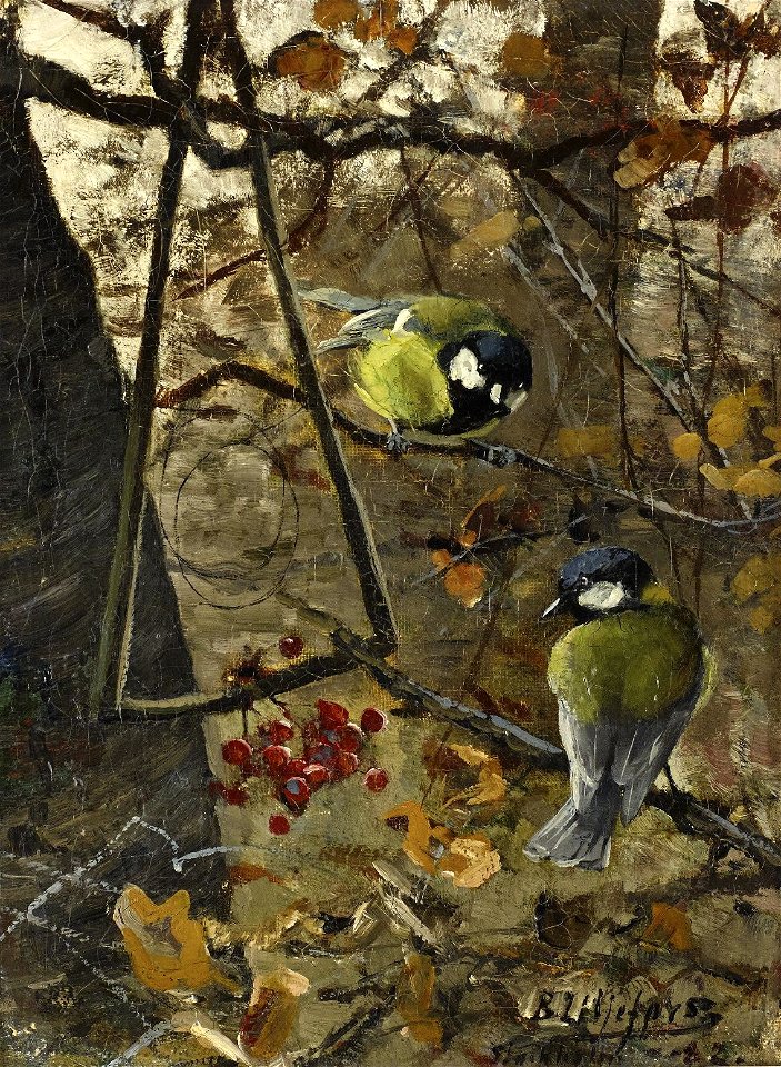 Bruno Liljefors - Talgoxar 1882