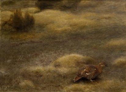 Bruno Liljefors Female Black Grouse Thielska 261