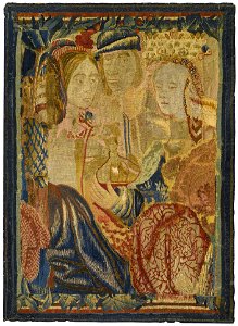 Brussels Gothic Tapestry Fragment, early 16th Century