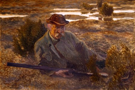 Bruno Liljefors Self-portrait Thielska 275