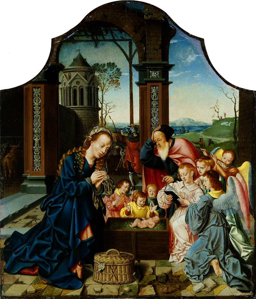 Bartholomäus Bruyn (I) - The Nativity (Thyssen-Bornemisza Museum)