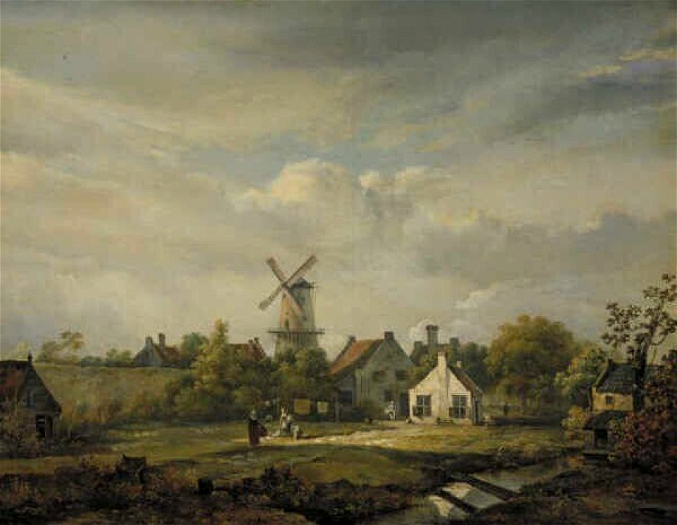 Bruno van Straaten (I) - Een bleekveld - 1835 (OK) - Museum Boijmans Van Beuningen