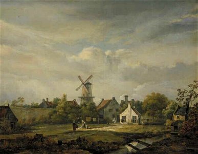 Bruno van Straaten (I) - Een bleekveld - 1835 (OK) - Museum Boijmans Van Beuningen