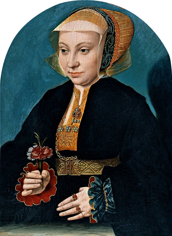 Bartholomäus Bruyn (I) - Bildnis einer Frau (Thyssen-Bornemisza Museum)