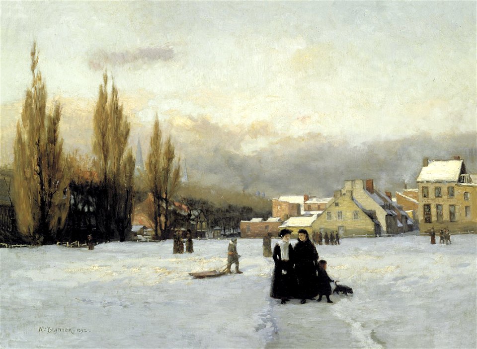 William Brymner - Le Champ-de-Mars en hiver (1892)