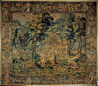 Brussels Manufactory - Vertumnus and Pomona - Google Art Project