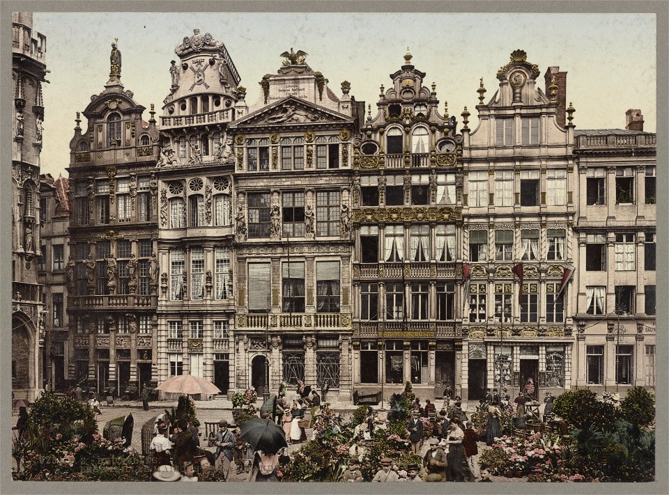 Bruxelles. Les maisons de la Grande Place LCCN2017659133