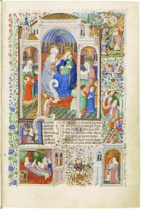 Bréviaire de Salisbury - BNF Lat 17294 f518 Sainte Parenté