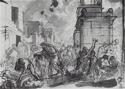 Bryullov The last day of Pompeii sketch2 gtg