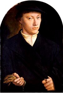 Bartholomäus Bruyn (I) - Portret van een jonge man - GG 855 - Kunsthistorisches Museum