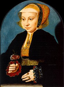 Bartholomäus Bruyn (I) - Portrait of a Woman - WGA03667