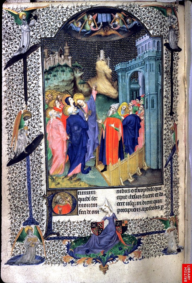 Bréviaire de Jean sans Peur - BL Harley 2897 f188v - Ascension