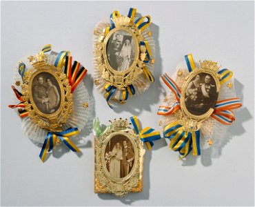 Bröllopskonfekt, Astrid av Sverige och Leopold, 1926 - Livrustkammaren - 82355