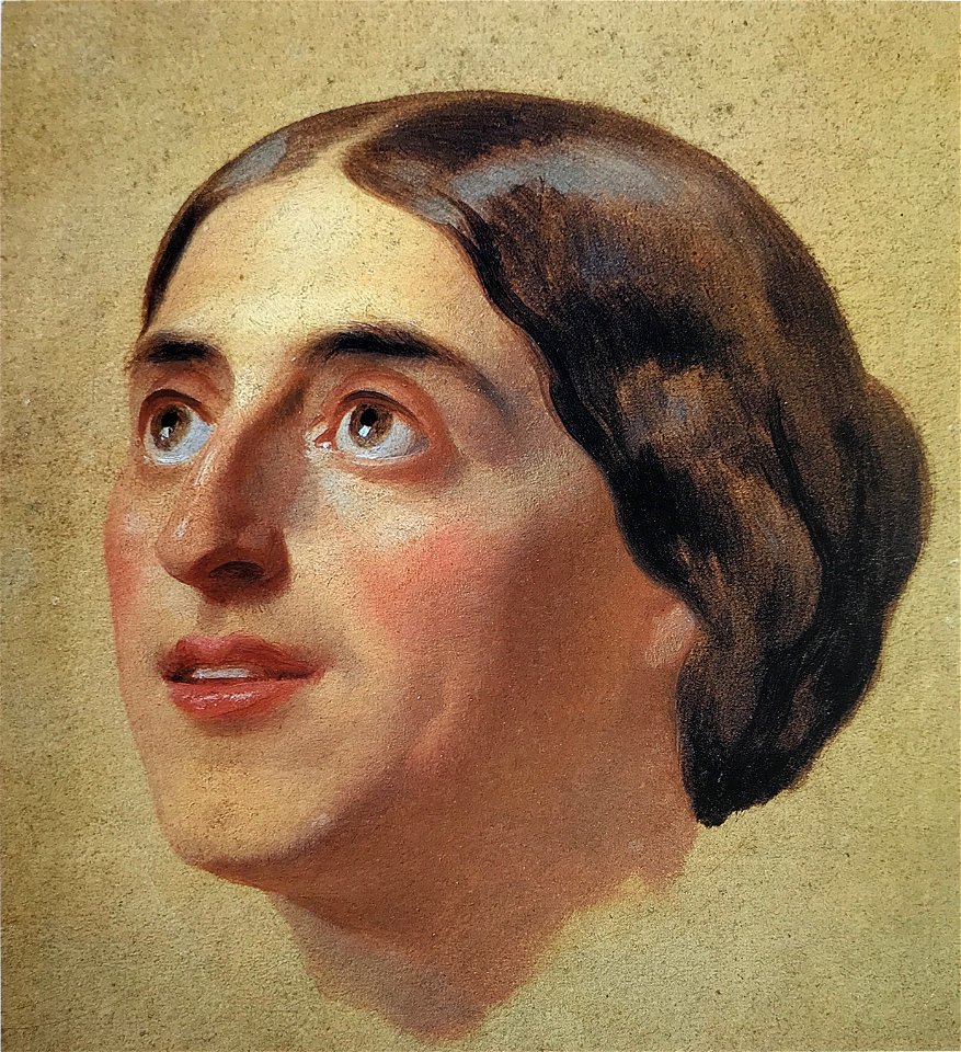 Bryullov Head of a model grm
