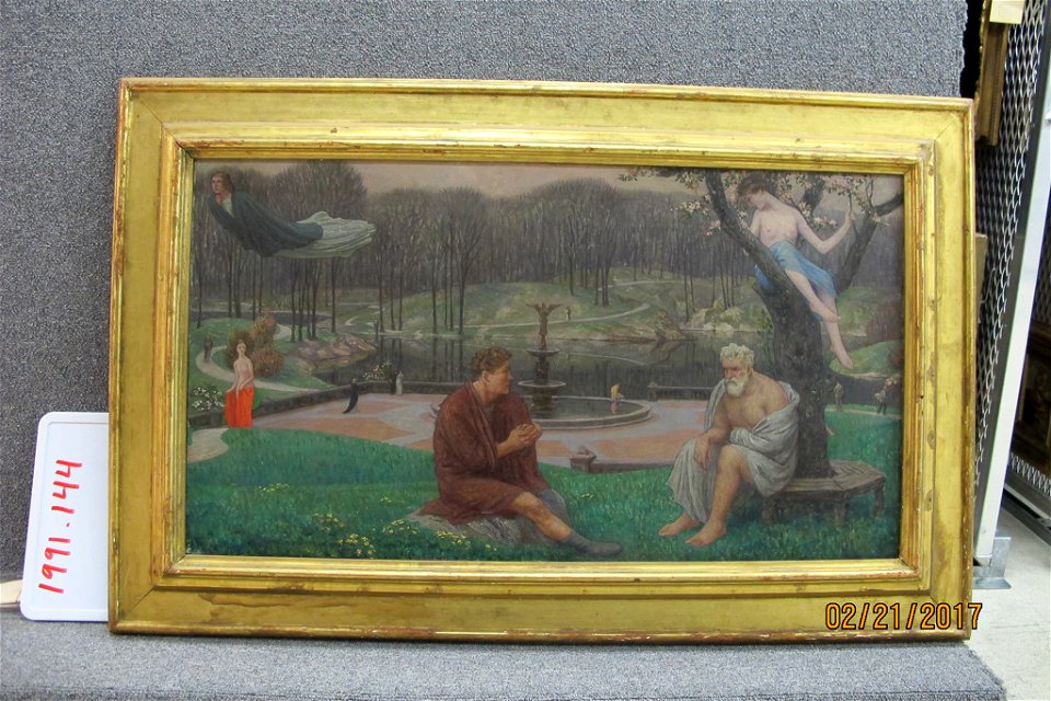 Bryson Burroughs - Admonition of the Poet - 1991.144 - Rhode Island School of Design Museum