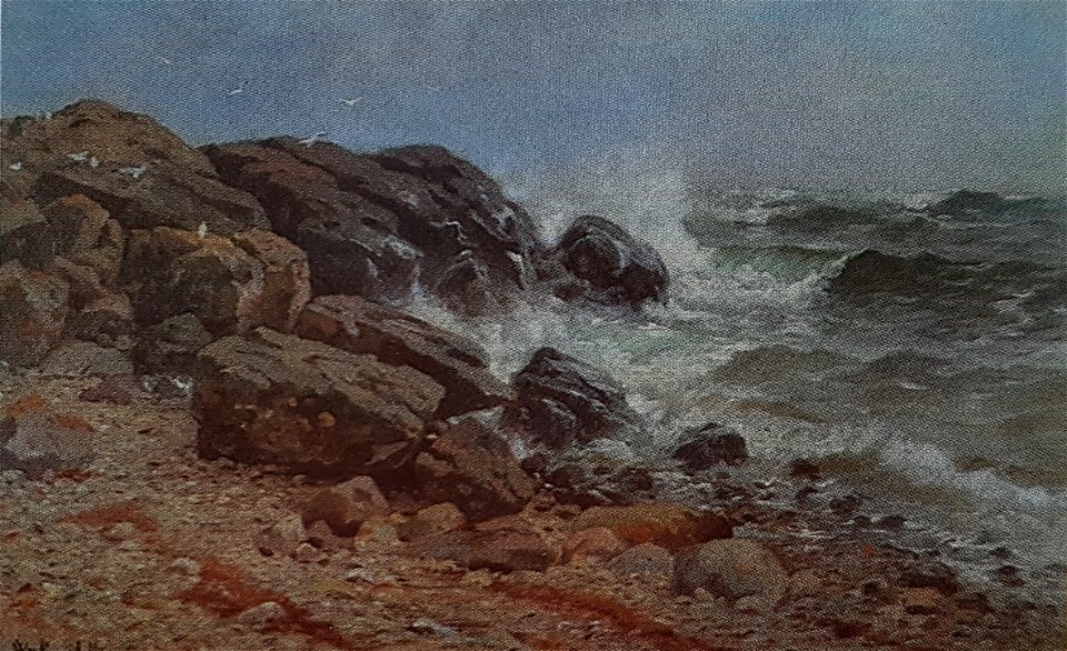 Bränningar mot klippor x Wilhelm von Gegerfelt