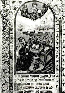 Bréviaire franciscain, partie hiver - Bib Arsenal Ms597 f102 (Isaïe en prière)