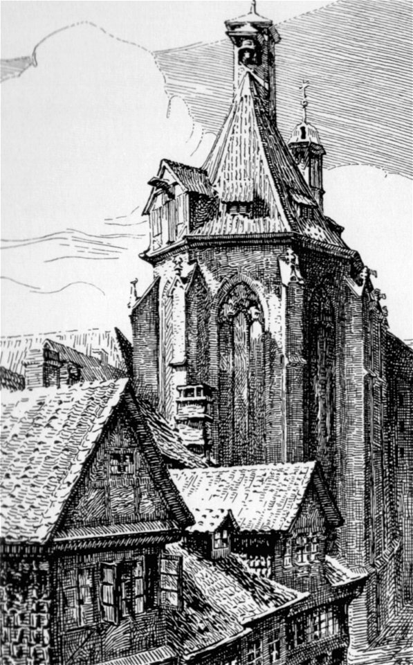 Brüdernkirche um 1810 Sievers