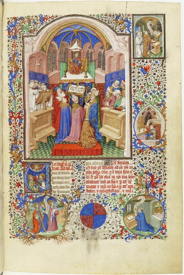 Bréviaire de Salisbury - BNF Lat 17294 f375r Fête de saint André