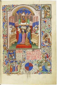 Bréviaire de Salisbury - BNF Lat 17294 f375r Fête de saint André