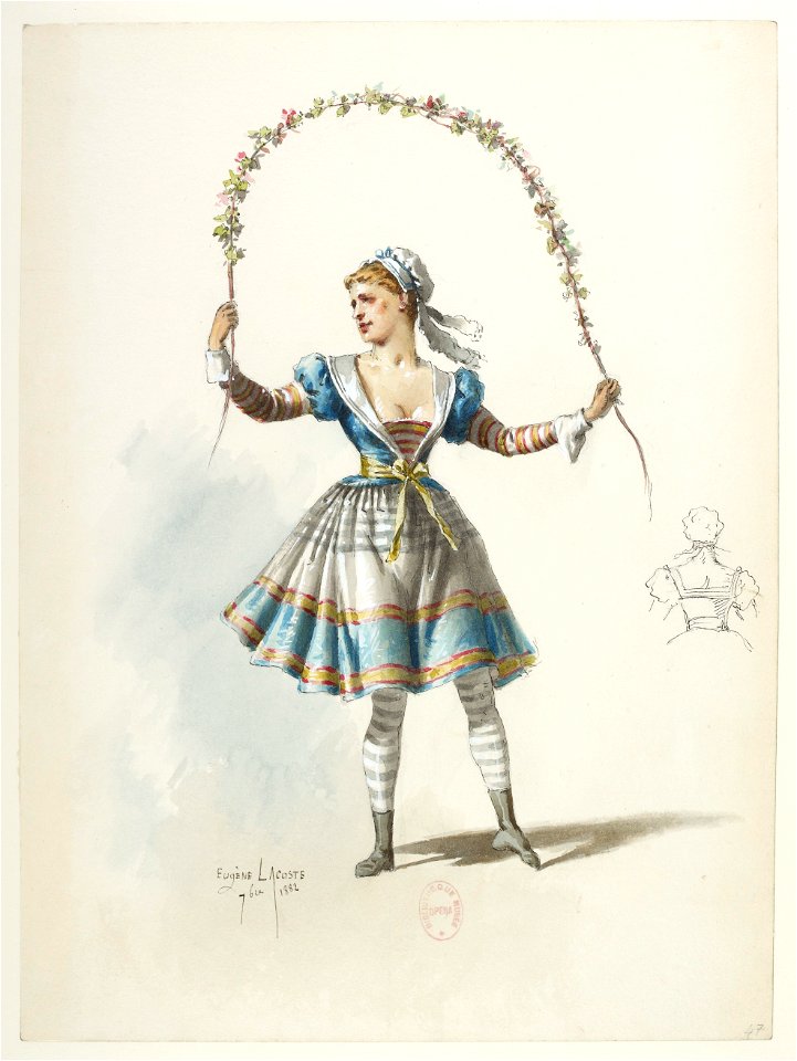 Btv1b84558104 47 - Saint-Saëns - Henry VIII - Maquettes de costumes - Lacoste - 47. Costume