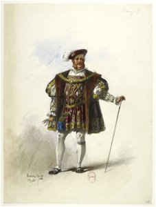 Btv1b84558104 59 - Saint-Saëns - Henry VIII - Maquettes de costumes - Lacoste - 59. Henry VIII