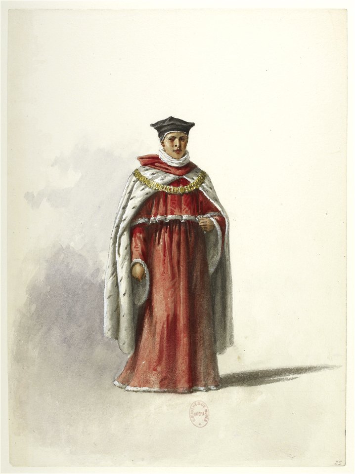 Btv1b84558104 25 - Saint-Saëns - Henry VIII - Maquettes de costumes - Lacoste - 25. Costume