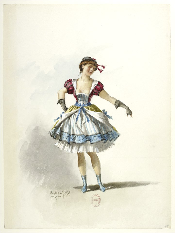 Btv1b84558104 48 - Saint-Saëns - Henry VIII - Maquettes de costumes - Lacoste - 48. Costume