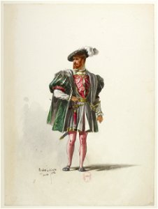 Btv1b84558104 54 - Saint-Saëns - Henry VIII - Maquettes de costumes - Lacoste - 54. Costume