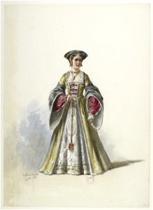 Btv1b84558104 20 - Saint-Saëns - Henry VIII - Maquettes de costumes - Lacoste - 20. Costume