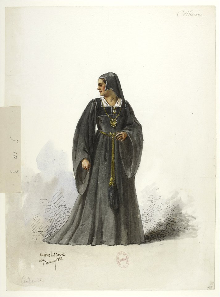 Btv1b84558104 73 - Saint-Saëns - Henry VIII - Maquettes de costumes - Lacoste - 70. Legendes sans collette