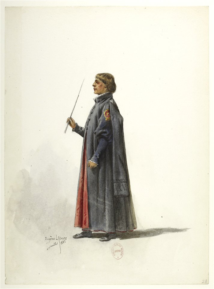 Btv1b84558104 28 - Saint-Saëns - Henry VIII - Maquettes de costumes - Lacoste - 28. Costume