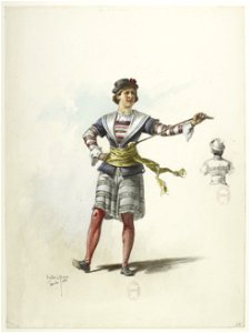 Btv1b84558104 46 - Saint-Saëns - Henry VIII - Maquettes de costumes - Lacoste - 46. Costume