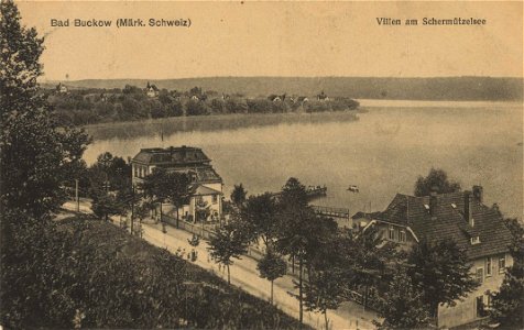 Buckow (Märk. Schweiz), Brandenburg - Villen am Scharmützelsee (Zeno Ansichtskarten)