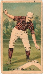 Buck Ewing, New York Giants, baseball card portrait LCCN2007680771