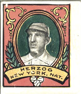 Buck Herzog, New York Giants, baseball card portrait LCCN2007683841