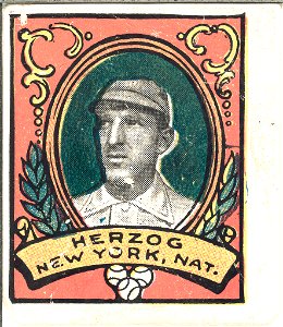 Buck Herzog, New York Giants, baseball card portrait LCCN2007683841