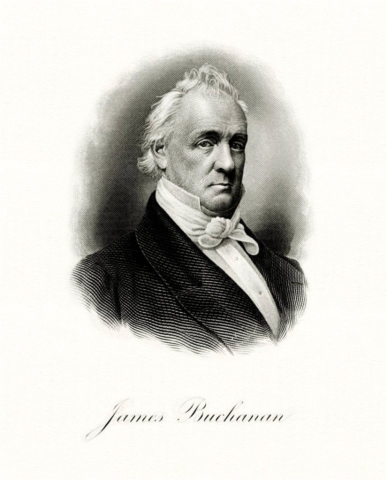 BUCHANAN, James-President (BEP eng portrait restored)