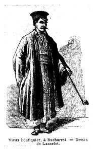 Bucharest merchant, Lancelot, 1860