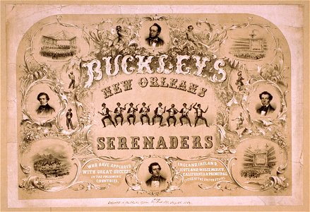 Buckley's New Orleans Serenaders who have appeared with great success in the following countries, England, Ireland, Scotland, Wales, Mexico, California & principal cities of the United LCCN2014636184