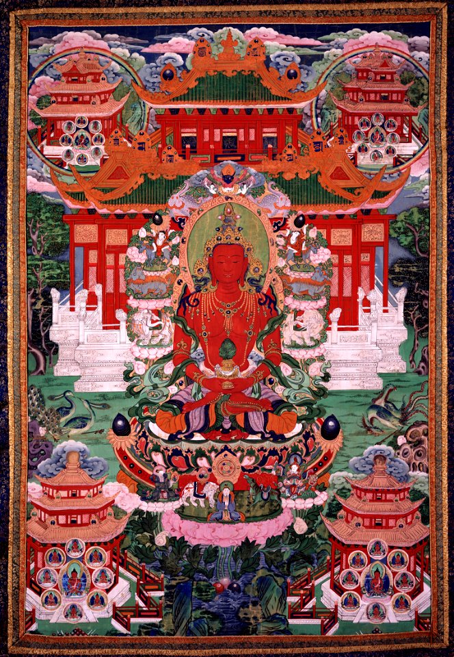 Buddha Amitayus in His Pure Land - Google Art Project