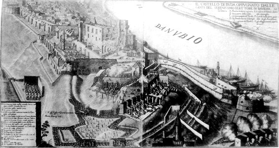 Buda 1686 from Gellérthegy-Wening-Hallart