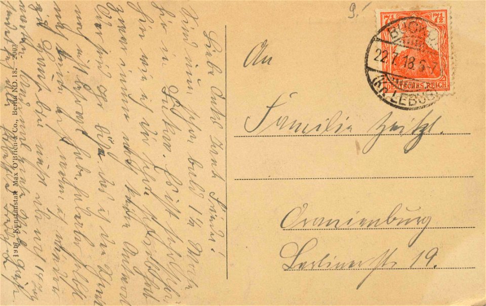 Buckow (Märk. Schweiz), Brandenburg - Villen am Scharmützelsee (back) (Zeno Ansichtskarten)